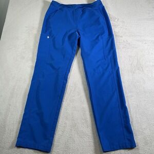 Figs‎ Axim Cargo Scrub Pants Mens Large Technical Collection T2001 Pockets Blue